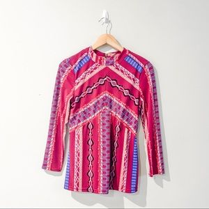 Free People Stella Lined Mockneck Tunic